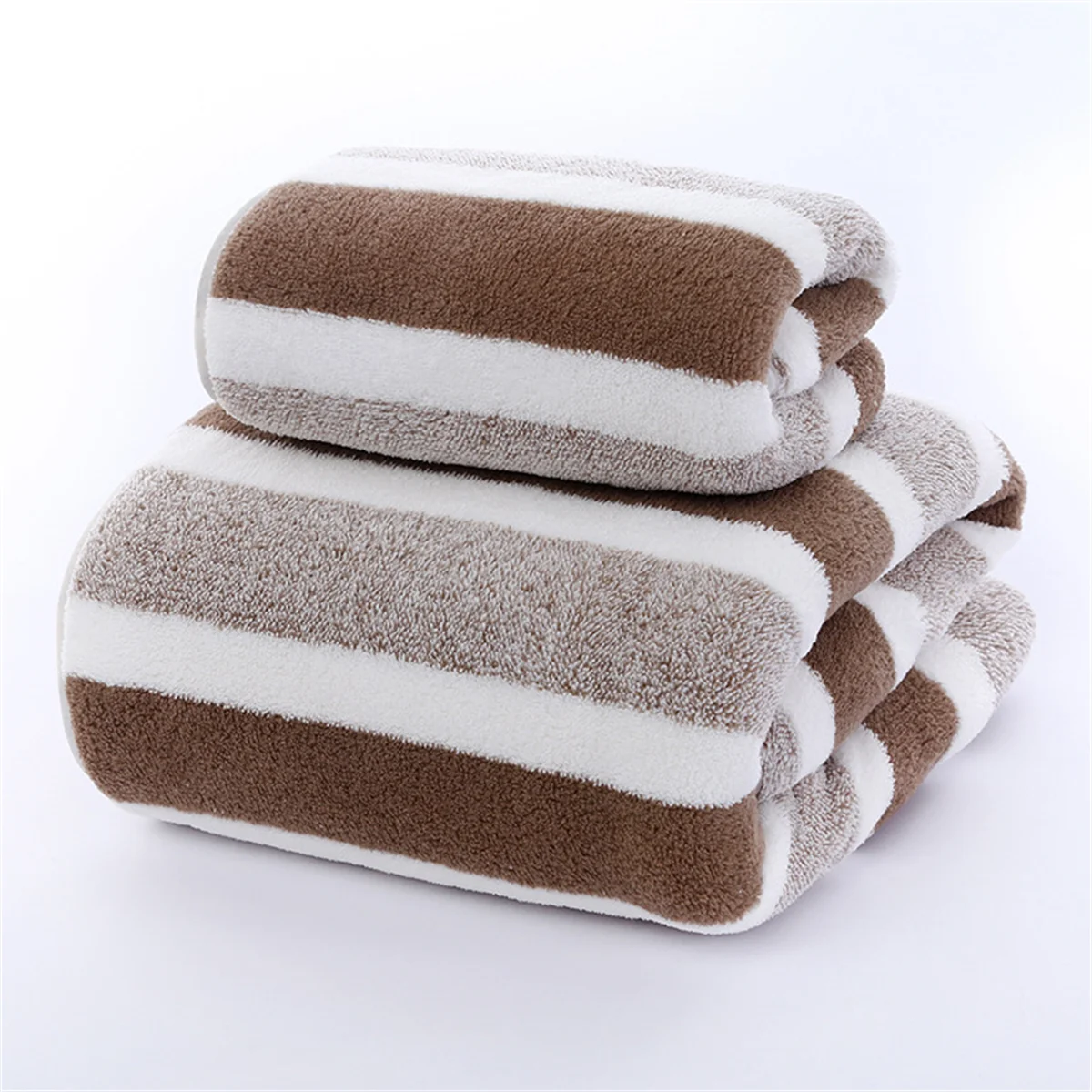 Juego de toallas o toallas de secado rápido a rayas, 1 unidad, 35x75 o para experiencia de baño suave y absorbente, toalla de baño o toalla de mano