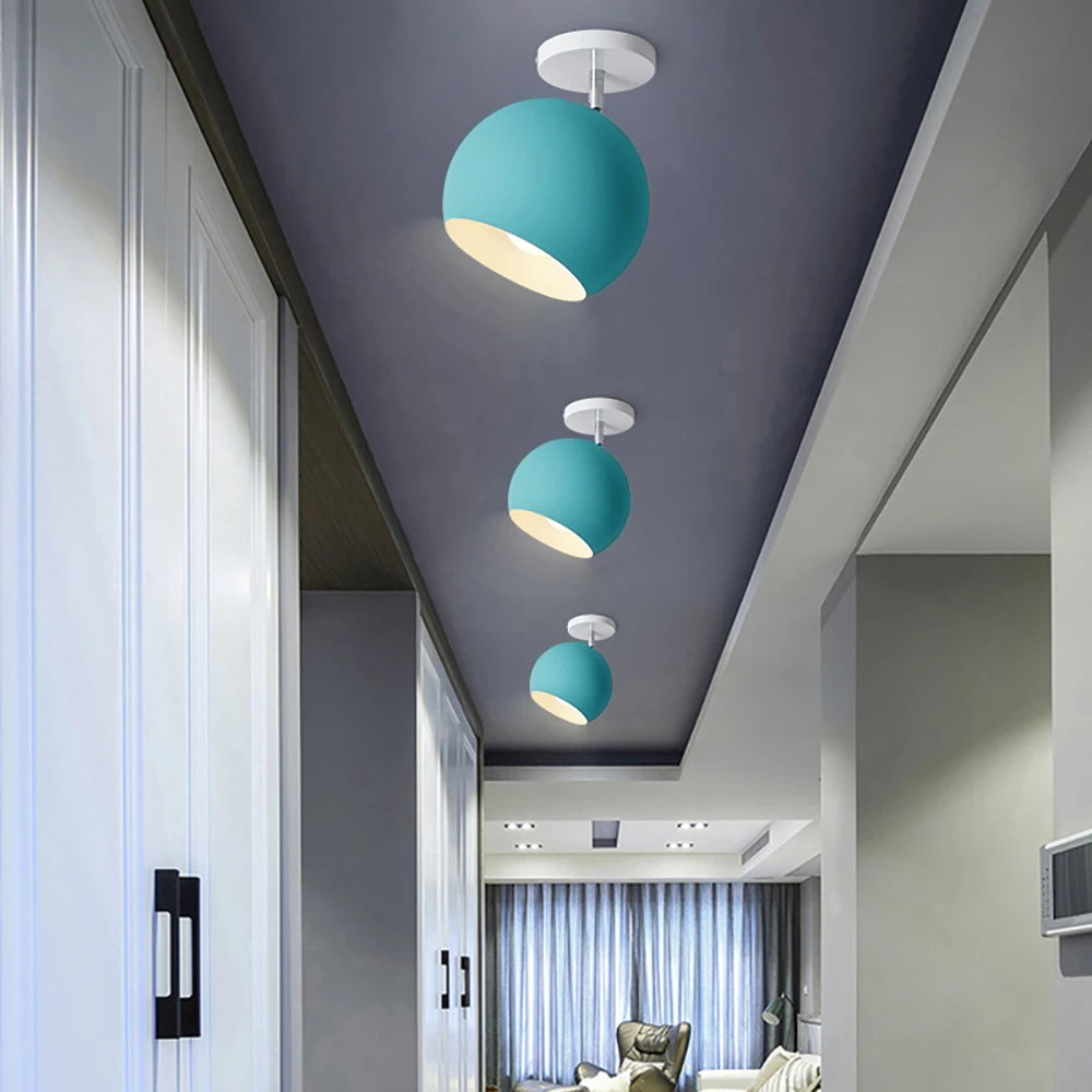 Luces LED de techo modernas, lámpara nórdica para pasillo, balcón, entrada, escalera, cocina, accesorios para el hogar
