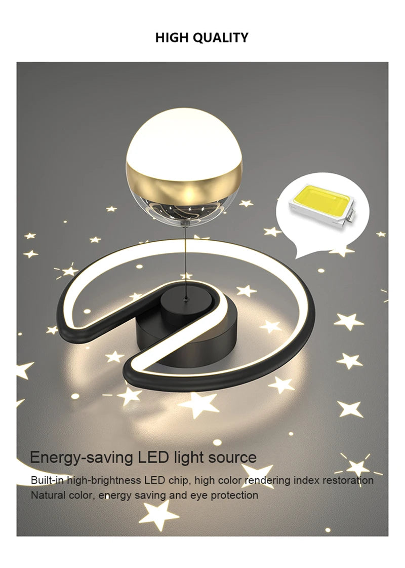 Luz de techo LED moderna, iluminación interior para dormitorio, sala de estar, cocina, comedor, pasillo, balcón, decoración del hogar, lámpara de techo