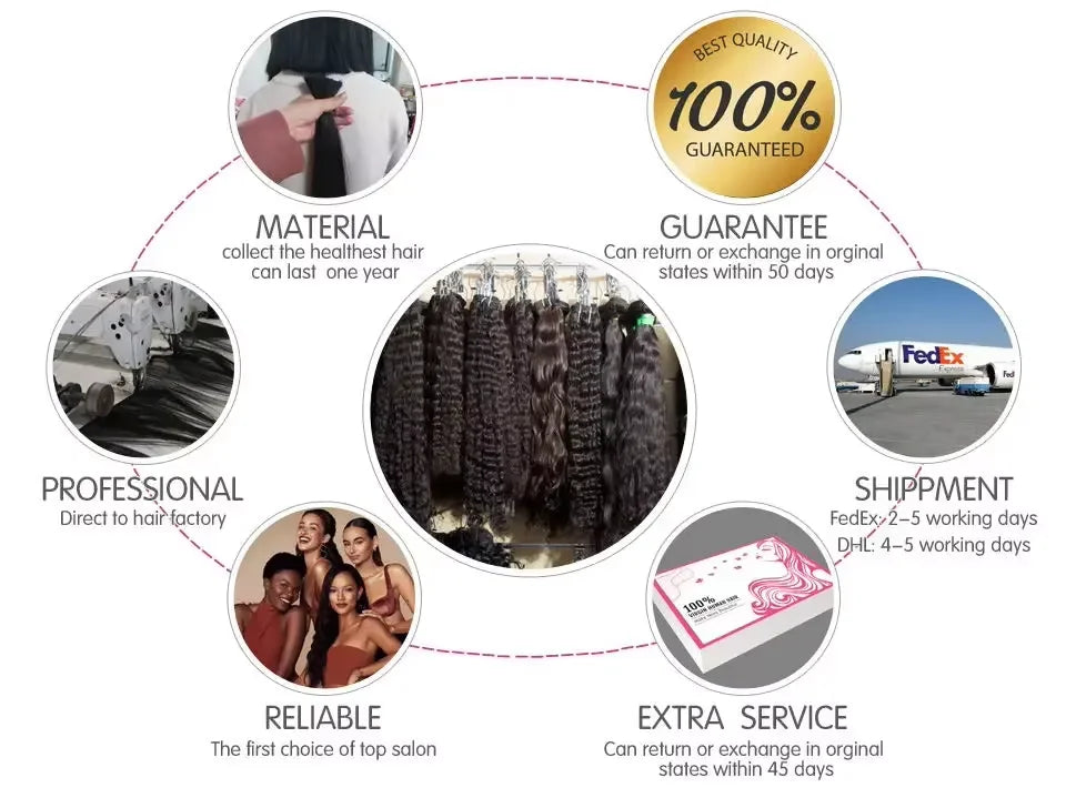 Extensiones de cabello humano de onda profunda 12A brasileño con extensiones de cabello crudo rizado virgen mechones 100% cabello humano entrega en 2-5 días