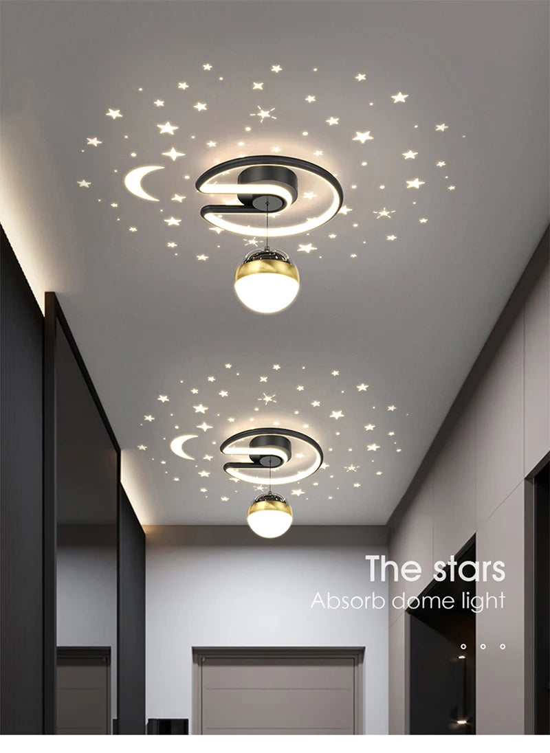 Luz de techo LED moderna, iluminación interior para dormitorio, sala de estar, cocina, comedor, pasillo, balcón, decoración del hogar, lámpara de techo