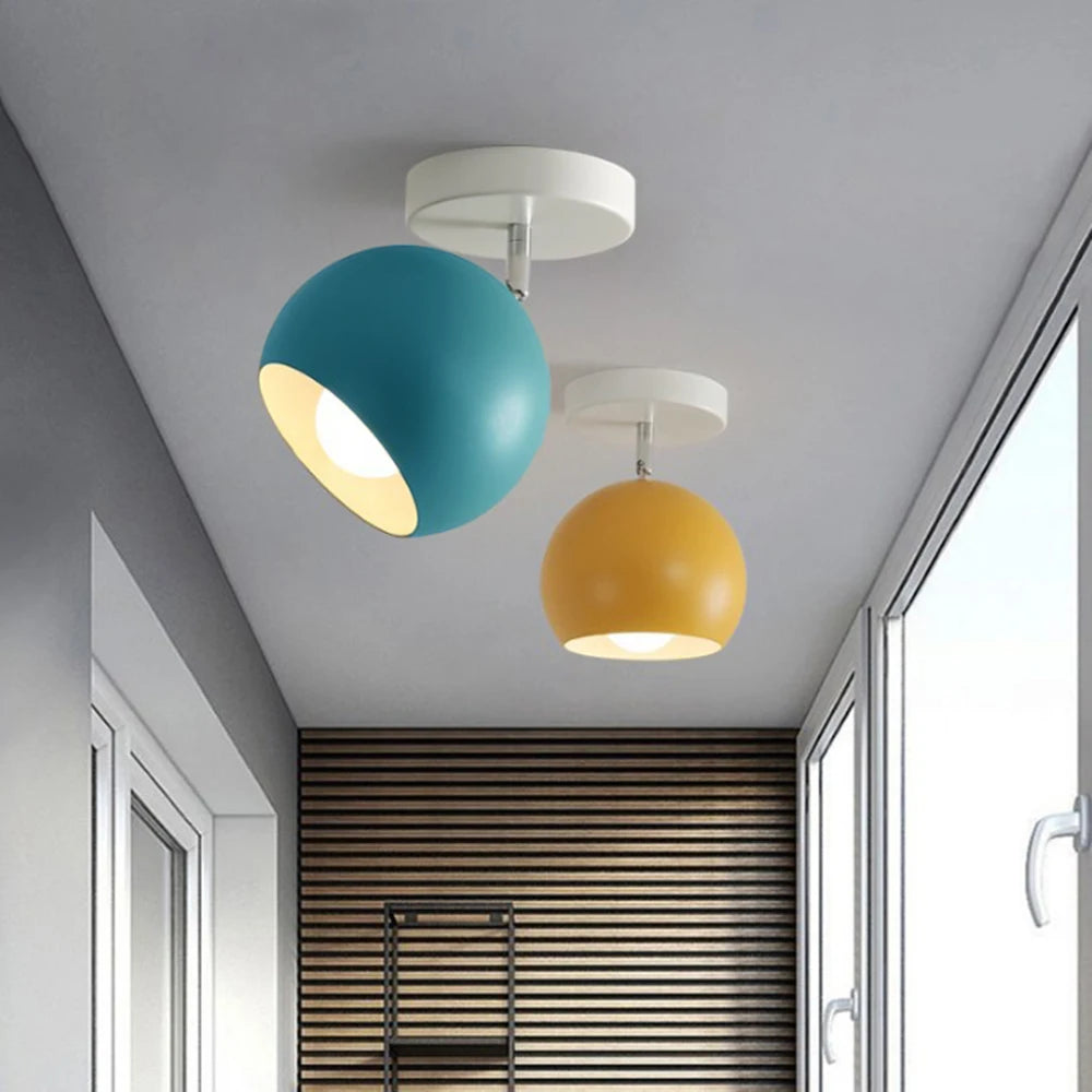 Luces LED de techo modernas, lámpara nórdica para pasillo, balcón, entrada, escalera, cocina, accesorios para el hogar