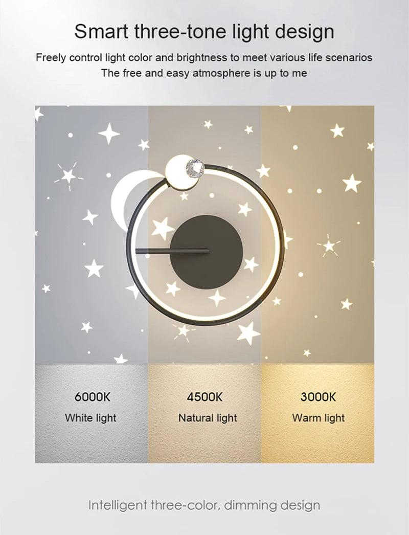 Luz de techo LED moderna, iluminación interior para dormitorio, sala de estar, cocina, comedor, pasillo, balcón, decoración del hogar, lámpara de techo