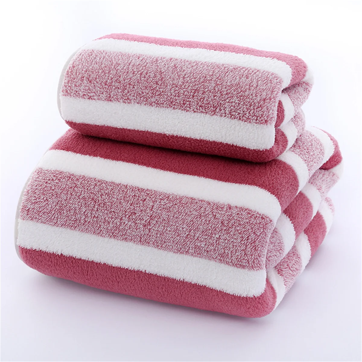 Juego de toallas o toallas de secado rápido a rayas, 1 unidad, 35x75 o para experiencia de baño suave y absorbente, toalla de baño o toalla de mano