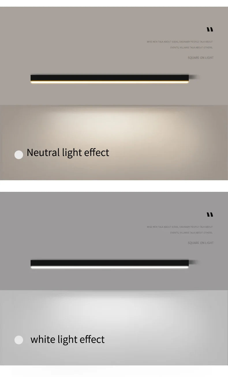 Luces de techo para balcón, lámpara LED de tira larga para pasillo, dormitorio, comedor, sala de estar, guardarropa, lámpara de techo, decoración de cocina de isla