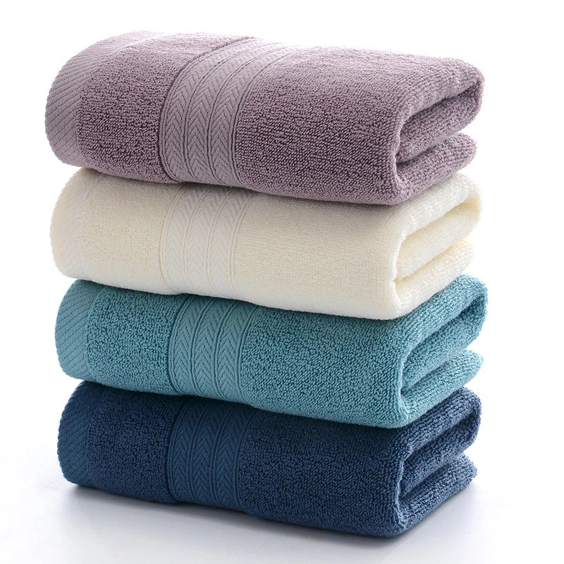 Juego de 1/4 Toallas de Algodón Suave (35x75cm), Toalla de Mano con Rayas Temáticas Espaciales, Paño Absorbente para Baño, Cara, Gimnasio y Spa