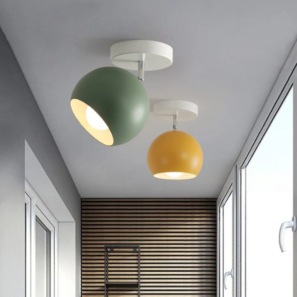 Luces LED de techo modernas, lámpara nórdica para pasillo, balcón, entrada, escalera, cocina, accesorios para el hogar