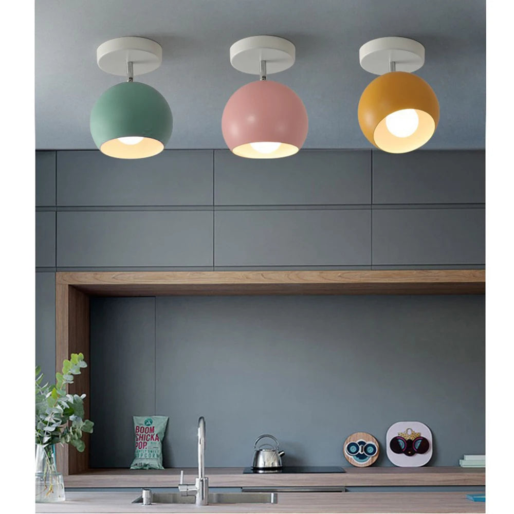 Luces LED de techo modernas, lámpara nórdica para pasillo, balcón, entrada, escalera, cocina, accesorios para el hogar