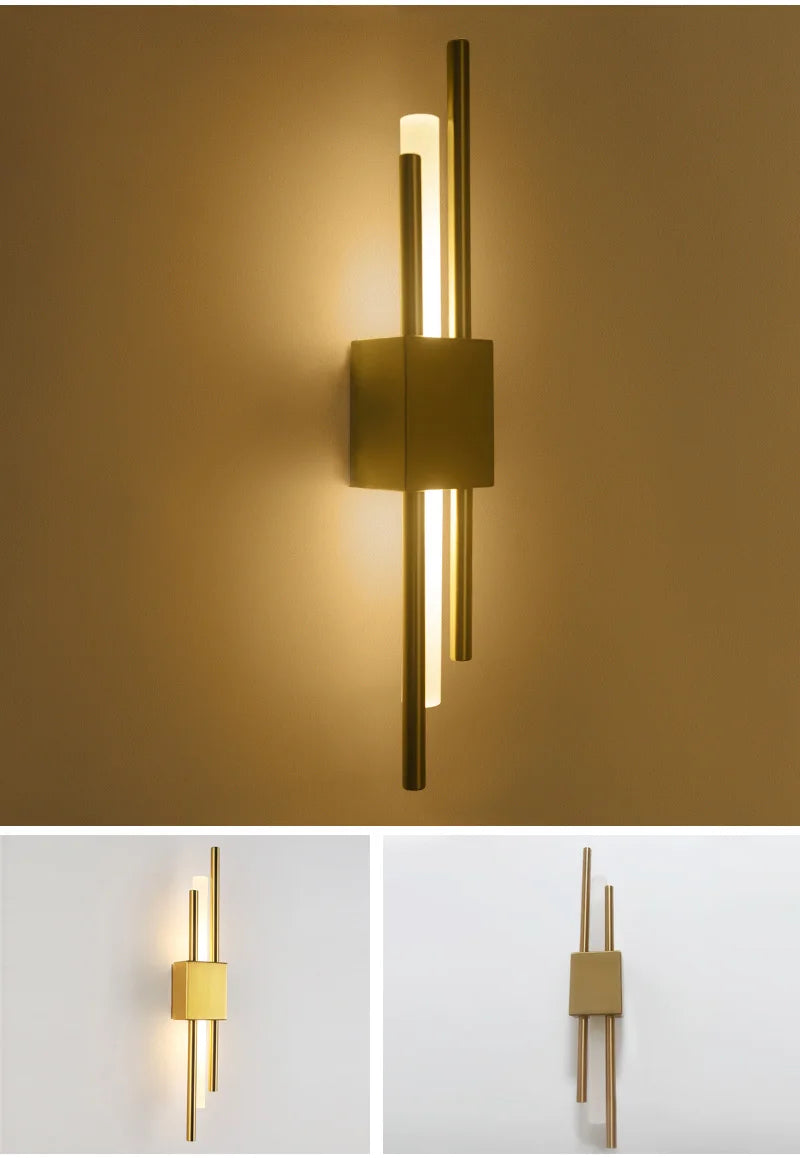 Lámpara de pared LED moderna, iluminación interior, apliques de pared para baño, accesorio de iluminación para sala de estar, pasillo, decoración de dormitorio, luces de pared
