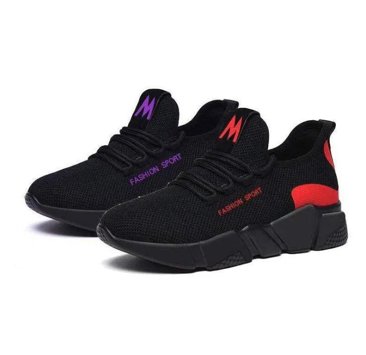 2022 New Fashion Lightweight Breathable Anti-skid Women's Flat Casual Sneakers
