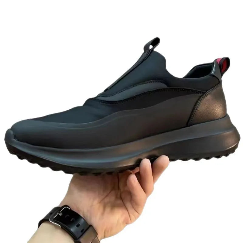 Wholesale of New High Top Casual Board Shoes for Men's  Sports White Shoes with Lace up Leather Surface Men's Shoes
