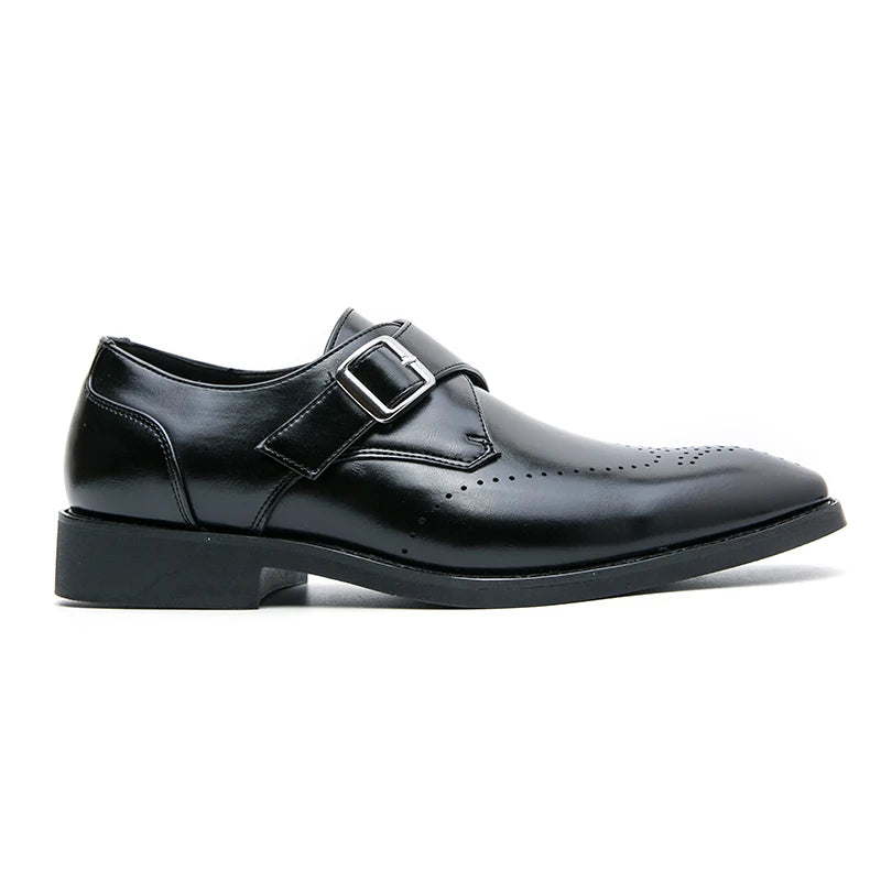 Sapatos Masculinos 2026 New Formal Large Size Business Men's Official Pu Shoes for Office