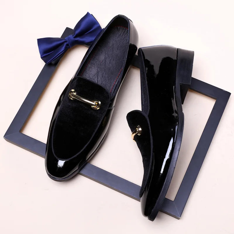 Men Leather Shoes Men's Business Dress Shoes All-Match Casual Shoes Shock-Absorbing Wear-Resistant Italian Style Oxford Footwear