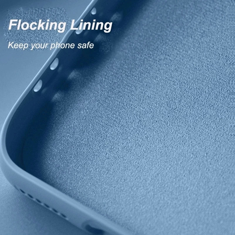 Funda para Redmi A1, Carcasa para Xiaomi Redmi A2 A1, Funda Protectora Original de Silicona Líquida Suave TPU para Teléfono Redmi A1
