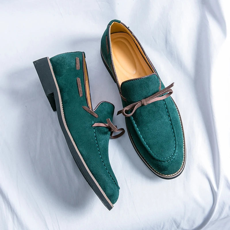 Tassel Business Shoes Men Breathable Leisure Soft Suede Leather Dress Wedding Dress Shoes for Men Loafers Moccasins Formal Shoes