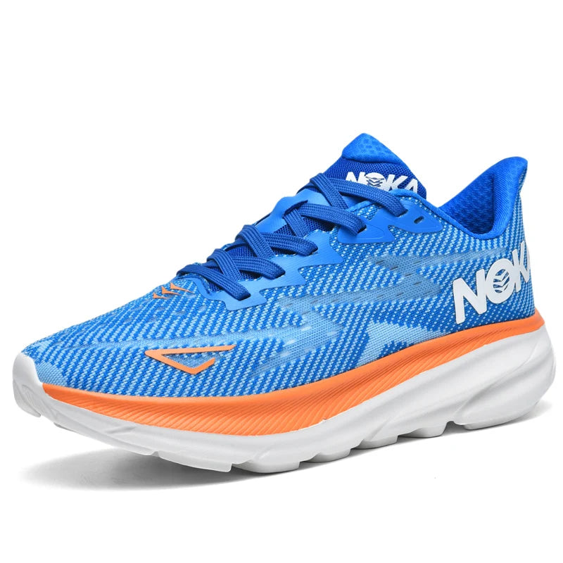 Road Running Minimal Shoes Men's Women's Sneakers Jogger Jogging Platform Stretch Fabric Mesh Athletic Low-top Lace up