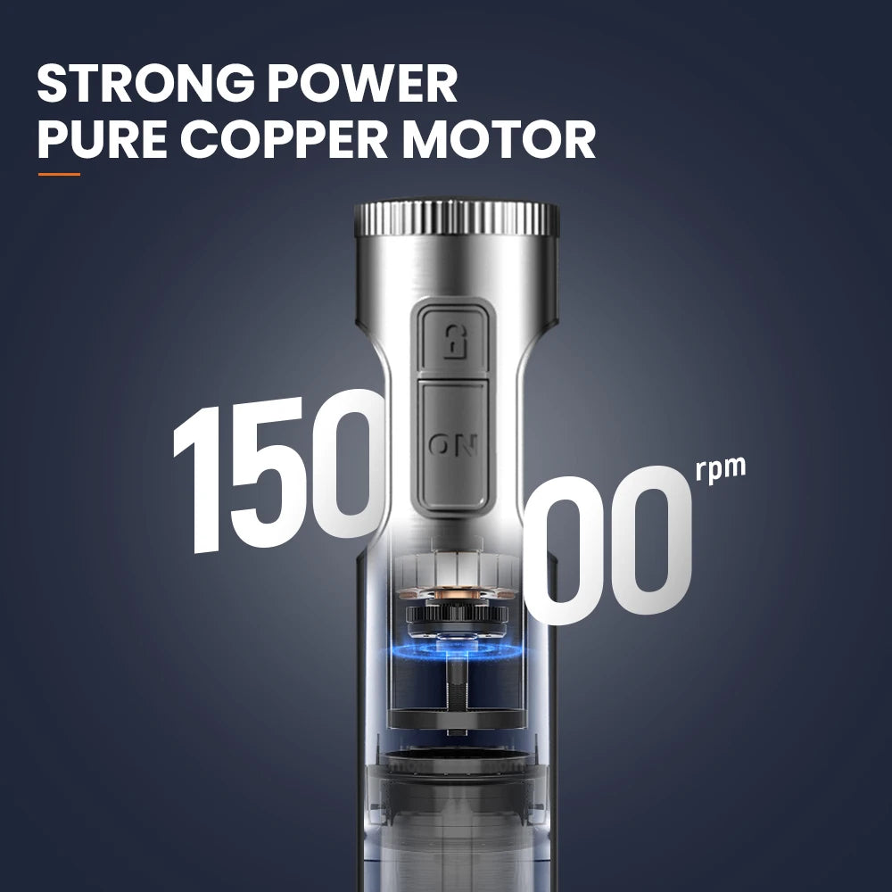 ROUNY Licuadora de inmersión manual 4 en 1 potente de 1000 W, batidora de alimentos con varilla de acero inoxidable, vaso mezclador de 700 ml, procesador de 500 ml, batidor