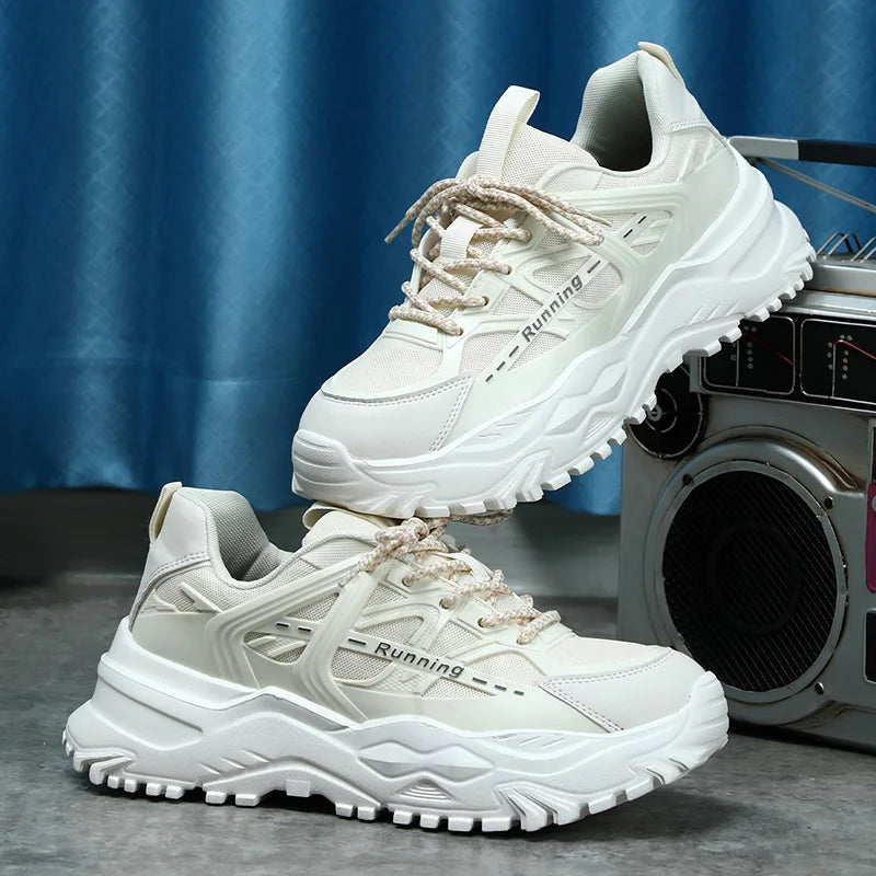 Sneaker Custom Logo Chunky Shoes Zapatos Deportivos Para Hombres Customizable Women Sneakers Breathable Sporty Couple Shoes