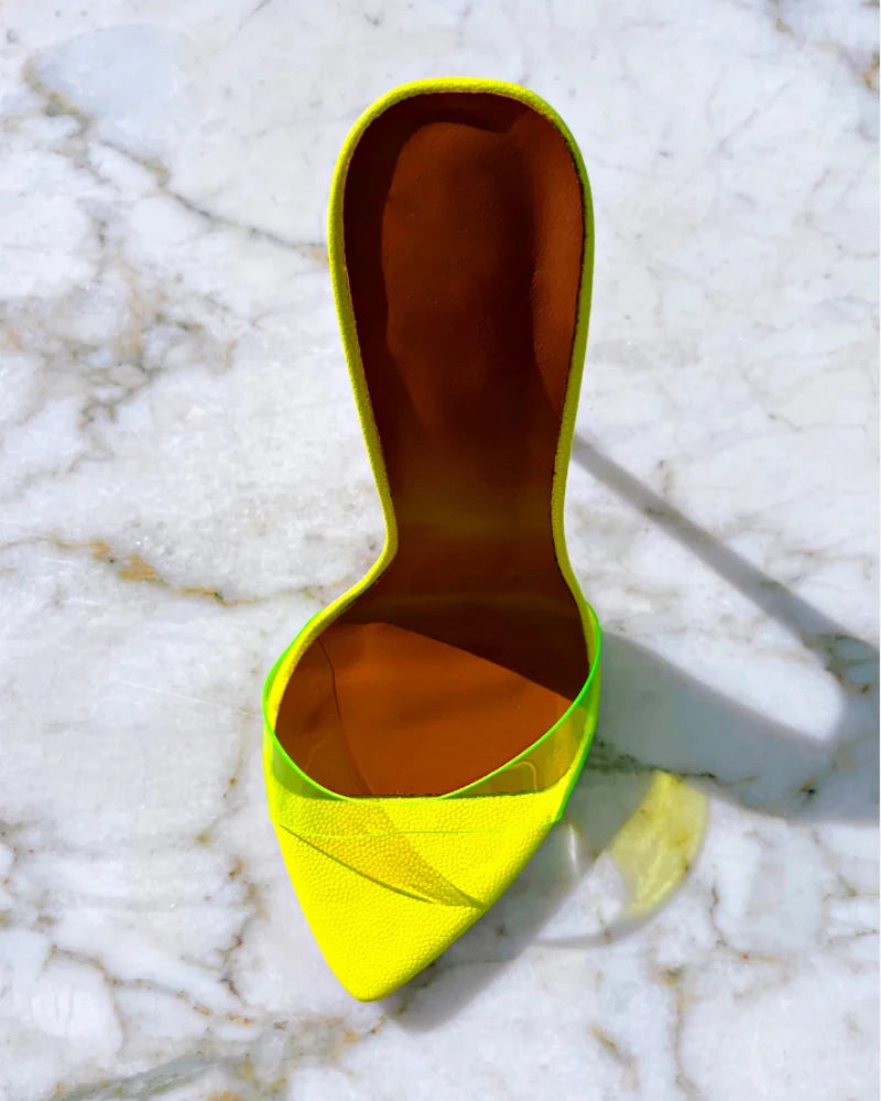 2026 Ladies Top Sale Summer Sandals Custom Pointed Toe High Quality Pumps Slipper Mules Shoes with Thin Heels Autumn Collections
