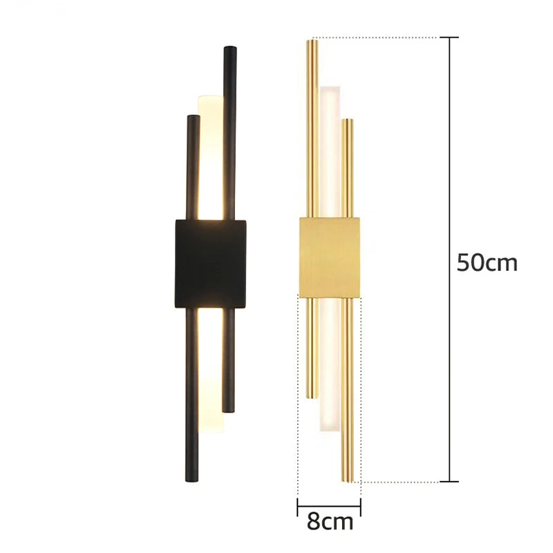 Lámpara de pared LED moderna, iluminación interior, apliques de pared para baño, accesorio de iluminación para sala de estar, pasillo, decoración de dormitorio, luces de pared