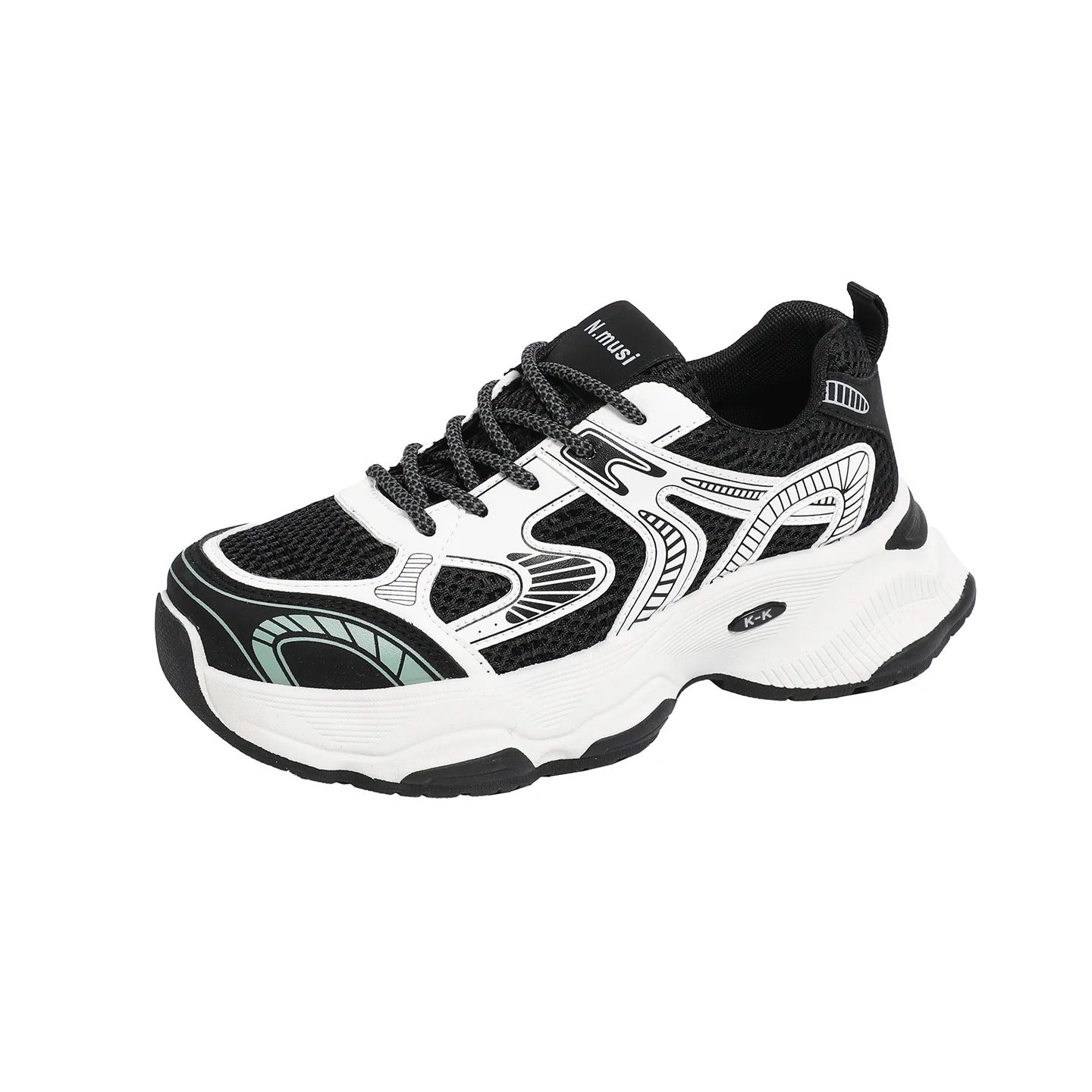 Cool Handsome Style Men's Sports Shoes Fashion Walking Style Casual Shoes Breathable comfort Increase Men's Shoes