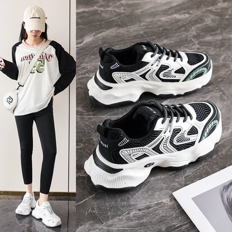 Cool Handsome Style Men's Sports Shoes Fashion Walking Style Casual Shoes Breathable comfort Increase Men's Shoes