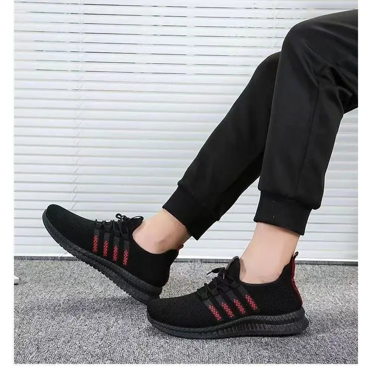 New Men's Casual Sneakers Korean Style Lightweight Comfortable for Outdoor Summer Activities PVC