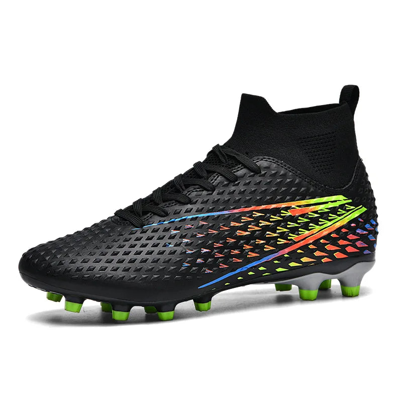 Manufacturers Direct Sales of High Top Youth Long Nail Football Shoes Fashion Casual Football Sports Shoes