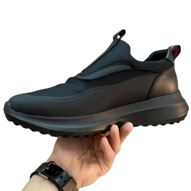 Wholesale of New High Top Casual Board Shoes for Men's  Sports White Shoes with Lace up Leather Surface Men's Shoes