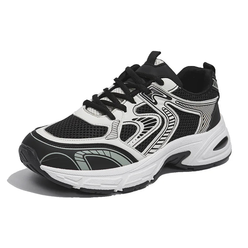 New Hot Sale Women's Clunky Sneakers Comfort Flat Heel Brand Design logo Sports Shoes for Young Girls Low Price Factory 36-45