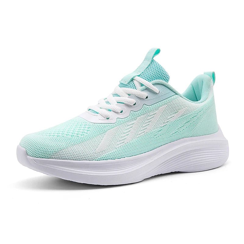 Women's Road Running Shoes Jogger Jogging Sneakers Track Trail-running Shoes Running Minimal Stretch Fabric Athletic Air Mesh