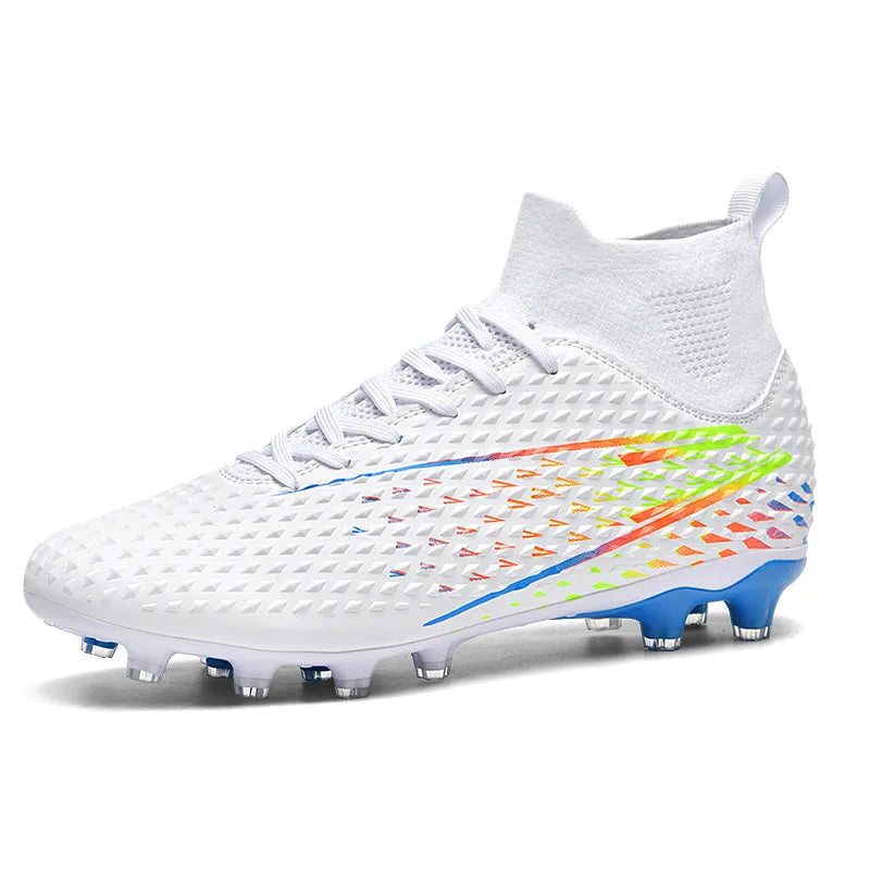 Manufacturers Direct Sales of High Top Youth Long Nail Football Shoes Fashion Casual Football Sports Shoes