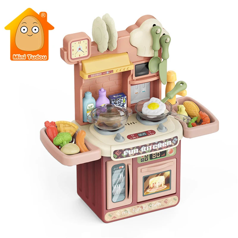 Juguetes de cocina para niños, vajilla simulacional, juego de simulación, juego de Chef, juego de rol, mesa de comida, juguete educativo para niños, regalo
