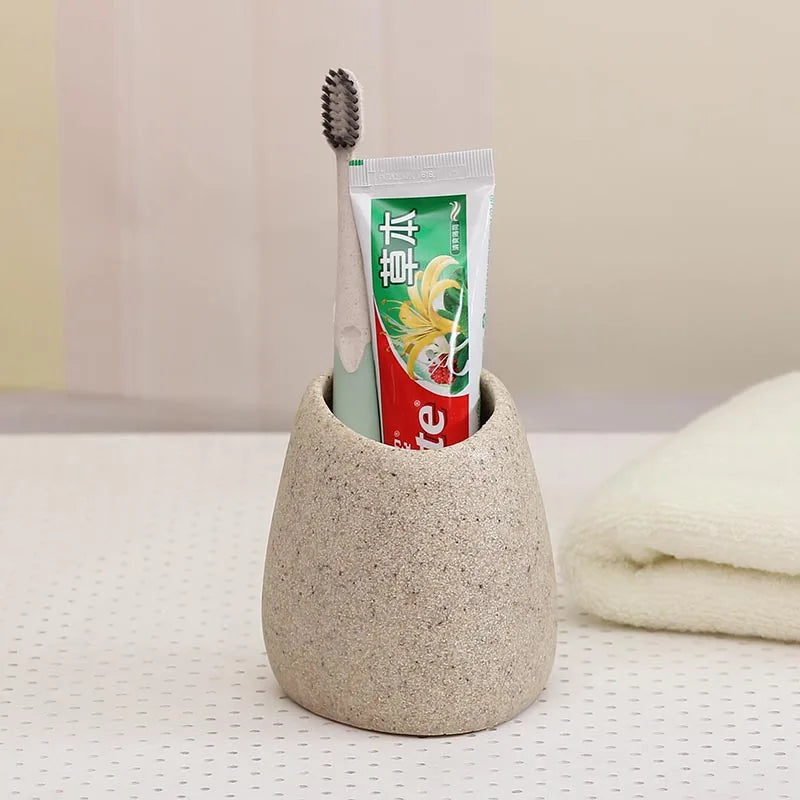 Botella de emulsión de resina para baño, taza para gárgaras de lavado de alto grado, traje de cepillo de dientes, jabonera de Banyo Aksesuarlari
