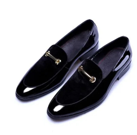 Men Leather Shoes Men's Business Dress Shoes All-Match Casual Shoes Shock-Absorbing Wear-Resistant Italian Style Oxford Footwear