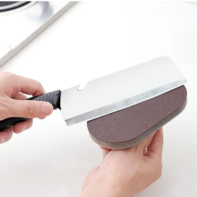Utensilios de cocina, esponja mágica de limpieza, herramientas de cocina, cepillo de descontaminación fuerte con mango, accesorios de baño y cocina