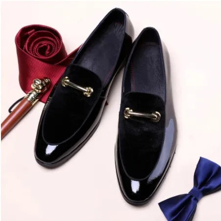 Men Leather Shoes Men's Business Dress Shoes All-Match Casual Shoes Shock-Absorbing Wear-Resistant Italian Style Oxford Footwear
