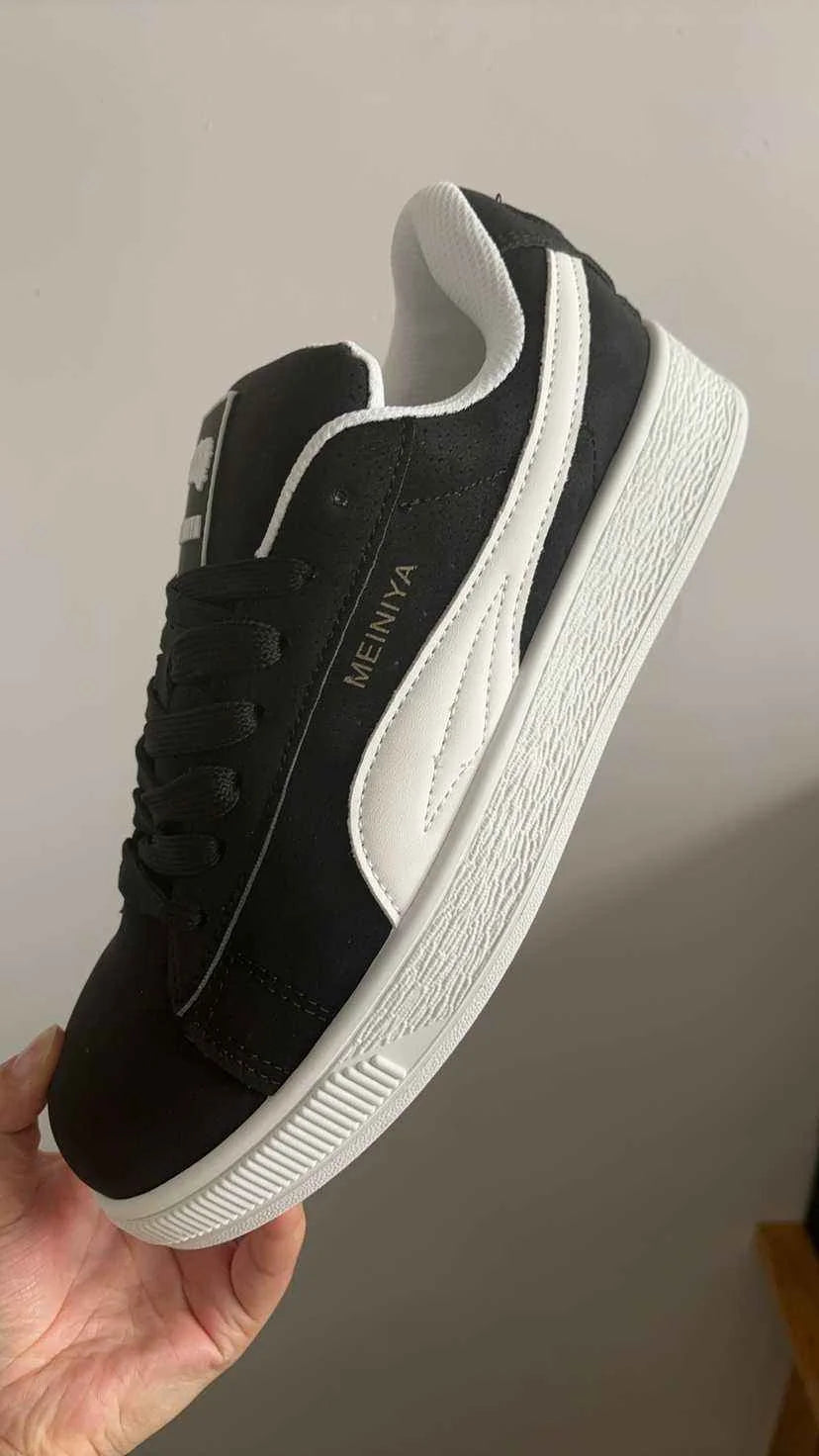 Men's Summer New Thick-Soled Sports Casual Running Breathable Mesh Shoes Men's Trendy Versatile White Sneakers