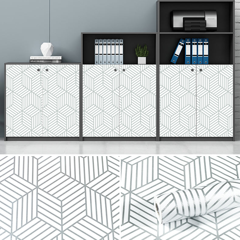 Papel tapiz hexagonal geométrico, papel tapiz autoadhesivo extraíble, papel de vinilo para decoración del hogar y dormitorio