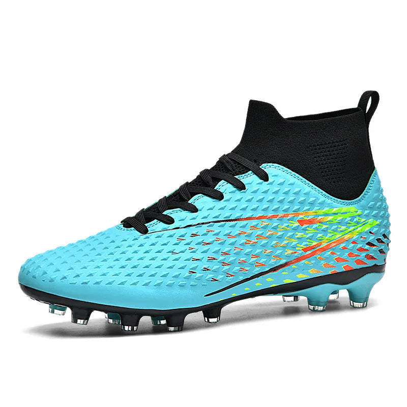 Manufacturers Direct Sales of High Top Youth Long Nail Football Shoes Fashion Casual Football Sports Shoes