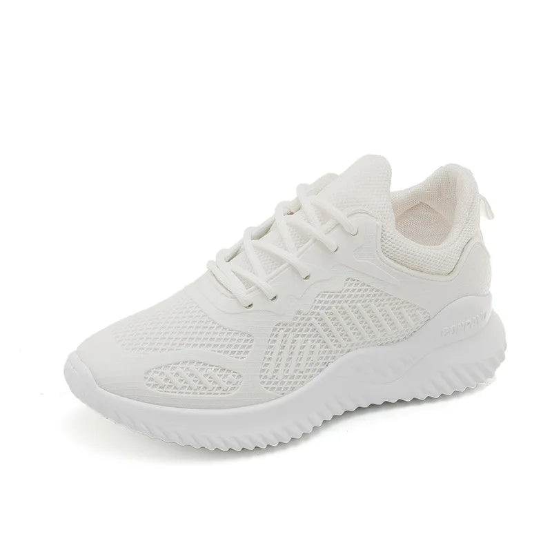 Summer New Ladies Sneakers Flat Mesh Comfortable Breathable Walking Jogging Style Casual Fashion Trend Shoes