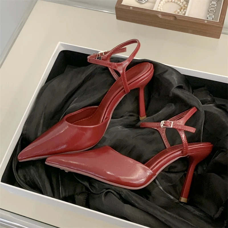 Legitimate Designer Branded Wedding Pointed High Heels High-quality Luxurious and Elegant Office Sandals