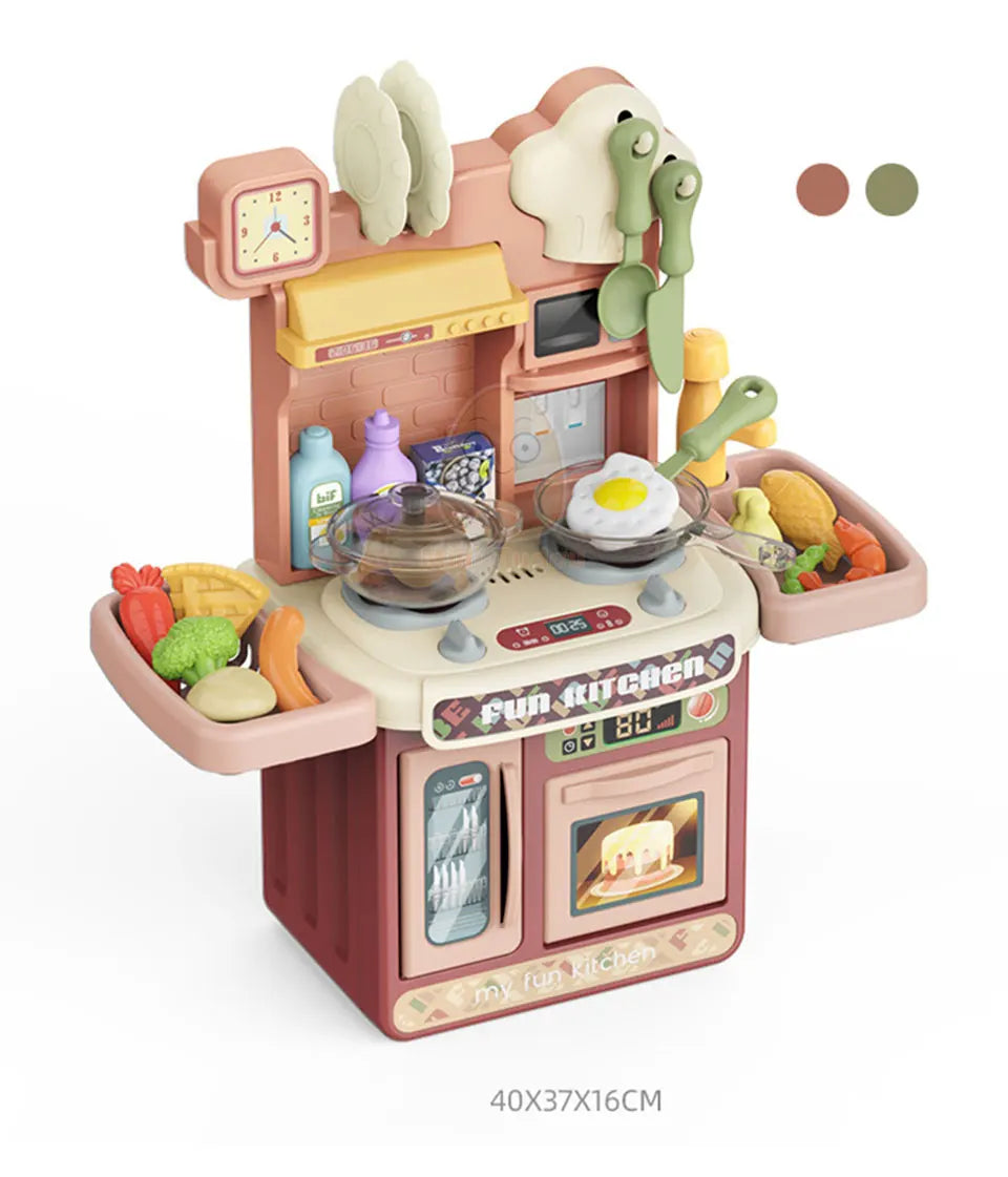 Juguetes de cocina para niños, vajilla simulacional, juego de simulación, juego de Chef, juego de rol, mesa de comida, juguete educativo para niños, regalo