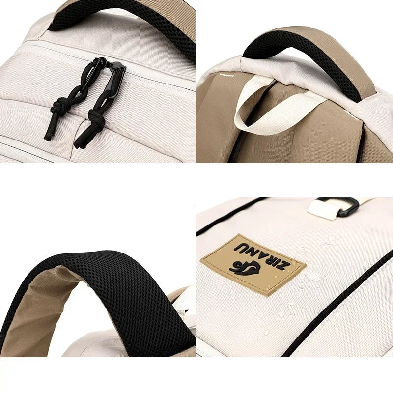 Fashionable Large Capacity Waterproof School Backpack Boys Multifunctional Six-Wheel Pull Rod Bag Zipper Students Children