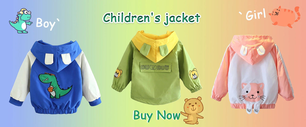 Chaquetas con capucha para niños, abrigo cortavientos fino con cremallera, estampado informal, ropa de abrigo para niños de 2 a 8 años, primavera y otoño