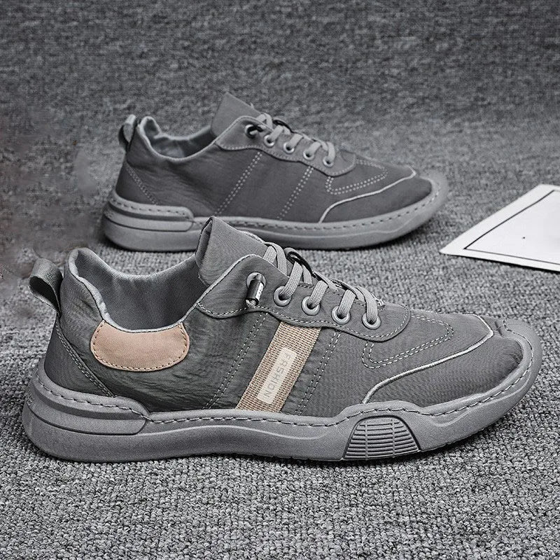 Men's Winter Breathable Canvas Shoes 2024 New Men's Cloth Shoes Korean Edition Trendy and Versatile Men's Casual Board Shoes