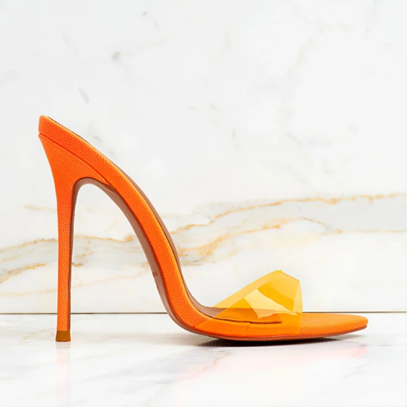 2026 Ladies Top Sale Summer Sandals Custom Pointed Toe High Quality Pumps Slipper Mules Shoes with Thin Heels Autumn Collections