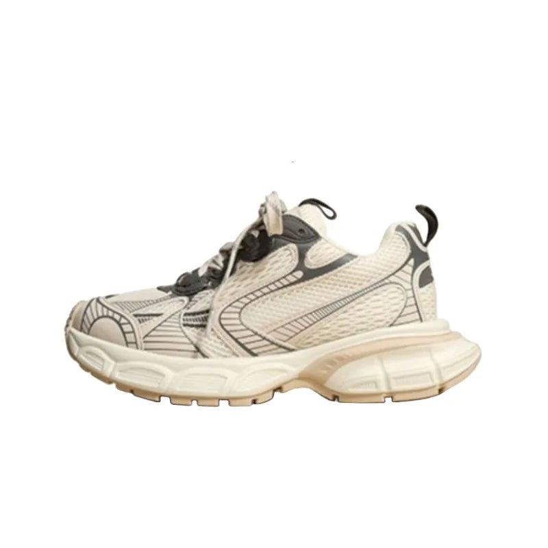 Thick Soled Lightweight Dad Shoes for Women 2025 New Autumn Casual Sports Shoes Ins Trendy Versatile Niche Running Shoes