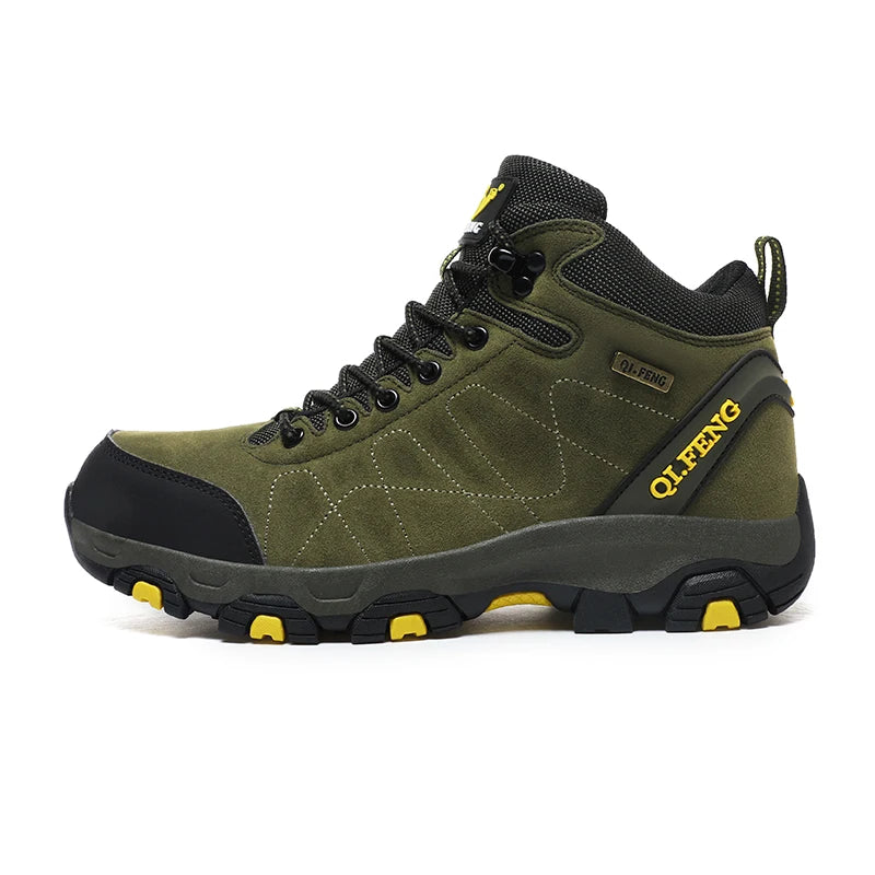 Unisex Trekking Walking Shoes High Top Outdoor Hiking Shoes Big Size 36-47