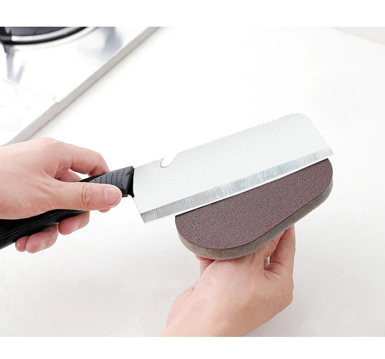 Utensilios de cocina, esponja mágica de limpieza, herramientas de cocina, cepillo de descontaminación fuerte con mango, accesorios de baño y cocina